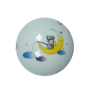 Светильник светодиодный стекло FX3059/12''   LED 12Вт   (h=90, диам 300 ) 8кв.м.   VERNER LIGHTING *1