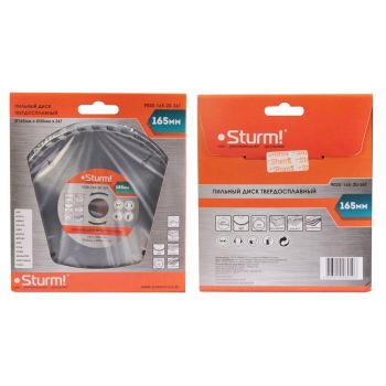 Диск пильный 165*20,0мм 36 зубьев по дереву (9020-165-20-36T) Sturm *1/50