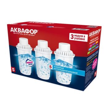 Картридж к кувшину Аквафор В-100-5 универсальная (упак. 3 шт.) арт.И3468  *1/10