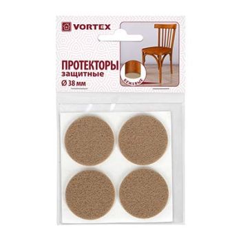 Протекторы защитные из фетра бежевый Ø38мм, VORTEX 24380 *1/30