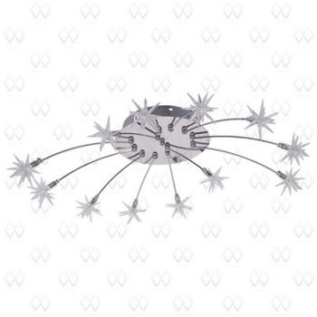 Люстра Каскад хром 12*G4 12V   244011212  диам-68см, в-18см S=17м2 *1