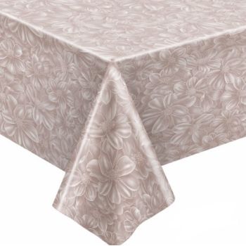 Клеёнка на нетканой основе "Мажор" "Цветы" бежев. шир.1,25м 645/14 "Колорит" *20