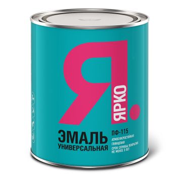 Эмаль ПФ-115 желтая 0,8 кг ЯРКО *1/14/588
