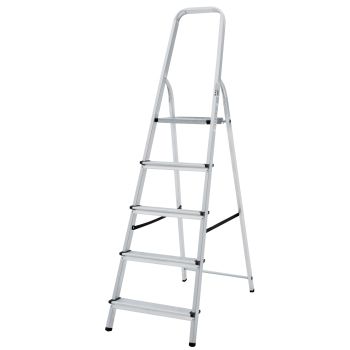 Стремянка алюминиевая 5 ступеней, выс.верхн. площ.1,04м NV1110 арт.1110105 "Новая высота" *1