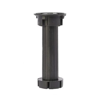 Опора кухонная регулируемая D60/H145-175 разборная,ЧЁРНАЯ Ц1498 *10