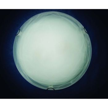 Светильник настенно-потолочный стекло FX5002/12'' белый  Е27 60Вт   (h=90, диам 300 ) 8кв.м. VERNER LIGHTING *1