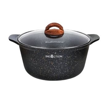 Кастрюля алюмин. антипригарная "Kukmara" "Granit Ultra INDUCTION"original 4,0л Ст.кр. кгои43а *1/3