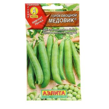 Семена Горох Медовик 10гр Аэлита цв автор *10/500