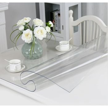 Скатерть "гибкое стекло" прозрачная толщ.0,6мм, 0,6м х 0,9м CSG060/0,6/0,9 "Crystal" *1/13