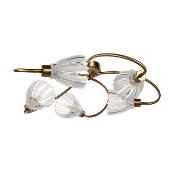 Люстра N6435/5 COP 5*40W E14 220V (d-600; h-165)  VERNER LIGHTING *1