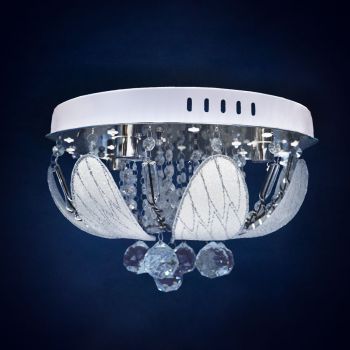 Люстра Y0992/4  CH  4*40W E14, 220V пульт (h-240; d-400)  VERNER LIGHTING *1