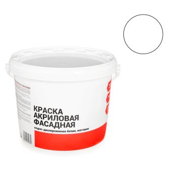 Краска акриловая фасадная 10 кг  *1/48