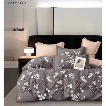 Постельное белье 1,5сп бязь Орхидея 6764, наволочки 70*70 - 2шт *1