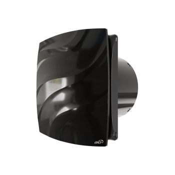 Вентилятор 100 ERA WAVE Black classic (Ø100мм, 100 М3/час, 151х151х70 mm) *1/10