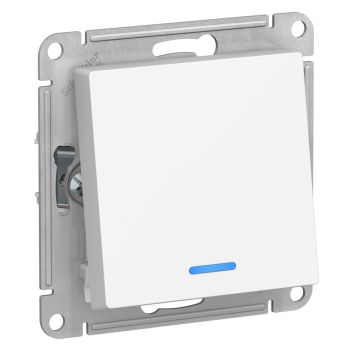 Механизм выключателя "ATLAS DESIGN" 1кл. белый с подсветкой (сх.1а) 10АХ SchE ATN000113   *20