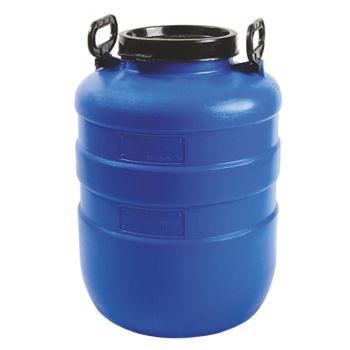 Бочка пластм. 40л с винт. крышкой+внутр.кр."антивсплеск",с нав.ручк.,горл.д.188мм Цв.("Радиан") *1/3