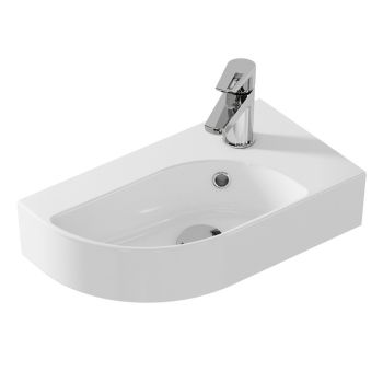 Умывальник CAMEO 45, правый, с 1 отв, белый S-UM-CAM45/1-w Cersanit *1/48