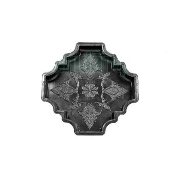 Форма для тротуарной плитки "Клевер Краковский Гладкий" большой 31 х 31 х 4 см Ф11020 *10/800