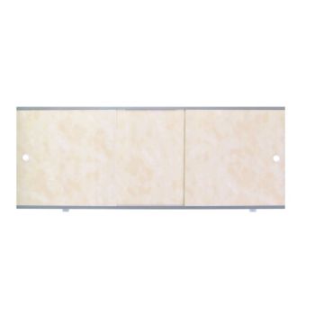 Экран под ванну "Премиум А" (АЛЮМ. РАМА) Облака беж. 1,48м *2