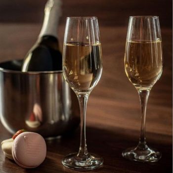 Набор бокалов стекло Pasabahce "Амбер" 210мл 2шт д/шампанского 440295 *1/8