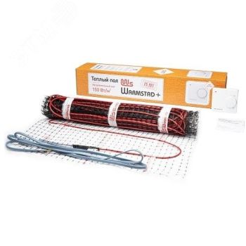 Мат нагревательный "Warmstad+" с терморегулятором WSM 220Вт/1,50кв.м *1