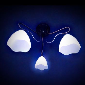 Люстра А2618/3 BK+CH Е27 3*40Вт (h=440; d=460)  VERNER LIGHTING *1