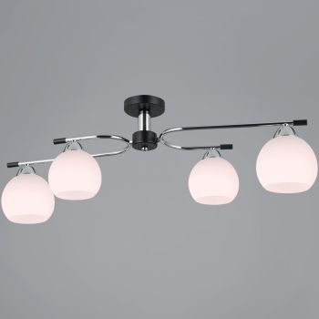 Светильник потолочный IL0638-4CSQ-24 CR BK LIBRA 4*40W E14 S=24м2  *1