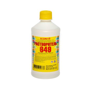 Растворитель 649  0,5 л/0,42 кг пластик Новгород *25/900