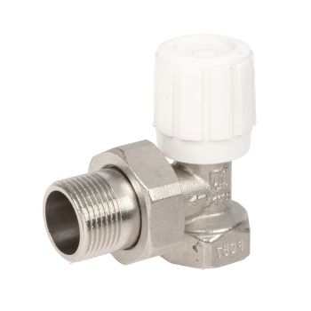 Клапан радиаторный регулирующий угловой 3/4"(Ø15) М/П CTM CARAVH34 *1/3