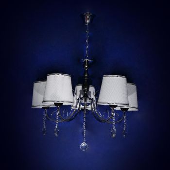 Люстра N2083/5  5*40Вт Е27 (h=740; d=610)  VERNER LIGHTING *1
