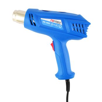 Фен строительный 1800Вт 375-495°С 300-500 л/мин 2 насадки ТПС-18002 СОЮЗ *1/10