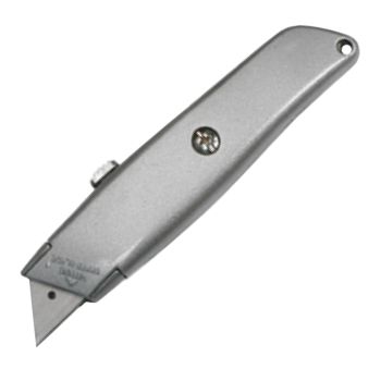 Нож строительный многофункциональный корпус металл автофиксация(3059703)888 *1/12/72