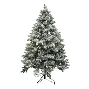 Елка  искусственная пластиковая "Лесная" заснеженная 1,8м литая *1