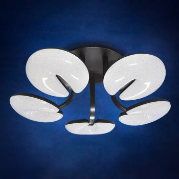 Люстра 8593-5 12W  coffe  650 мм 3 реж. S=20м2  VERNER LIGHTING *1