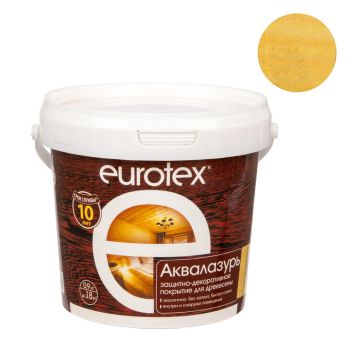 Защитно-декоративное покрытие для древесины акриловое сосна 0,9 кг Eurotex *1/6/384