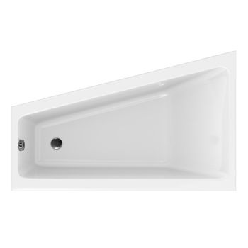 Ванна акриловая "CREA" 160*100 левая ассим. б/ножек (выпис. ножки СЛ53) Cersanit *1/18
