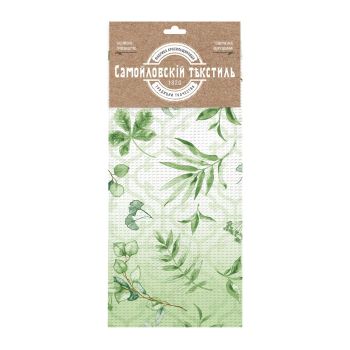 Полотенце вафельное 40*70см на хангере 8966/1 Дендра Самойловский текстиль *1/25