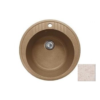 Мойка из искусственного камня, круглая бежевая 26 (510 мм) *1