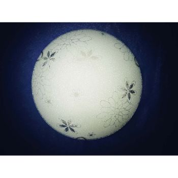 Светильник настенно-потолочный стекло FX3230/12''   Е27 60Вт  (h=90, диам 300 ) 8кв.м.    *1