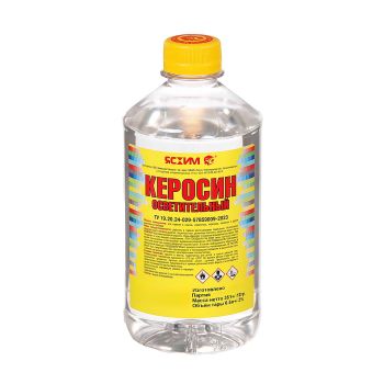 Керосин осветительный 0,5 л/0,38 кг пластик Новгород *25/1200