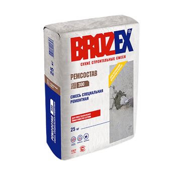 Ремсостав 300 быстротвердеющий 25 кг BROZEX *1/56
