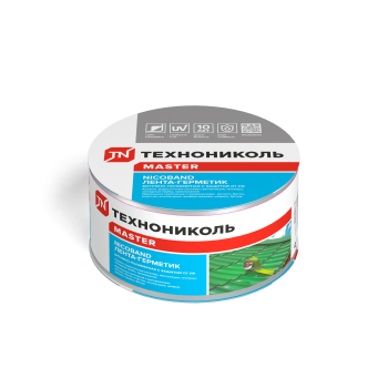 Лента-герметик  0,075м х 10м серебристая самоклеящаяся  NICOBAND ТехноНиколь *1/4
