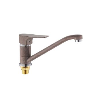 Смеситель для кухни Potato P49222-15 длинный излив (кофейный) *1/10