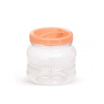 Банка для продуктов пластм. с закруч.крышкой 1,0л  ПЭТ  М468 (ЗПИ "Альтернатива") *1/12