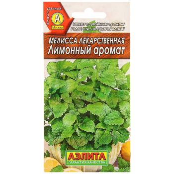 Семена Мелисса Лимонный аромат 0,1гр Аэлита цв *10/500