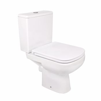 Унитаз-компакт COLOUR CLEAN ON 011 3/5 кр.дюр. slim lift,easy-off,  белый Cersanit *1/9