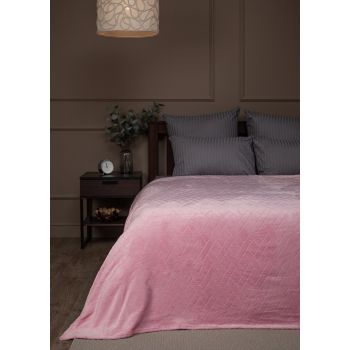 Плед 150*200см фланель w-плетёнка розовый TF FNC PI2 1520 Absolute *1