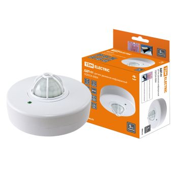 Датчик движения потолочн. ДДП-01 1100Вт IP33 TDM SQ0324-0004 *1/50