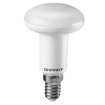 Лампа светодиодная 5W Е14 рефлектор 2,7К теплый R50 ОНЛАЙТ 71651 *10/100
