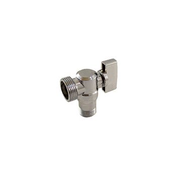 Кран шаровый для бытовой техники 1/2"(Ø15)х3/4"(Ø20) П/П угловой STI (3672) *12/120